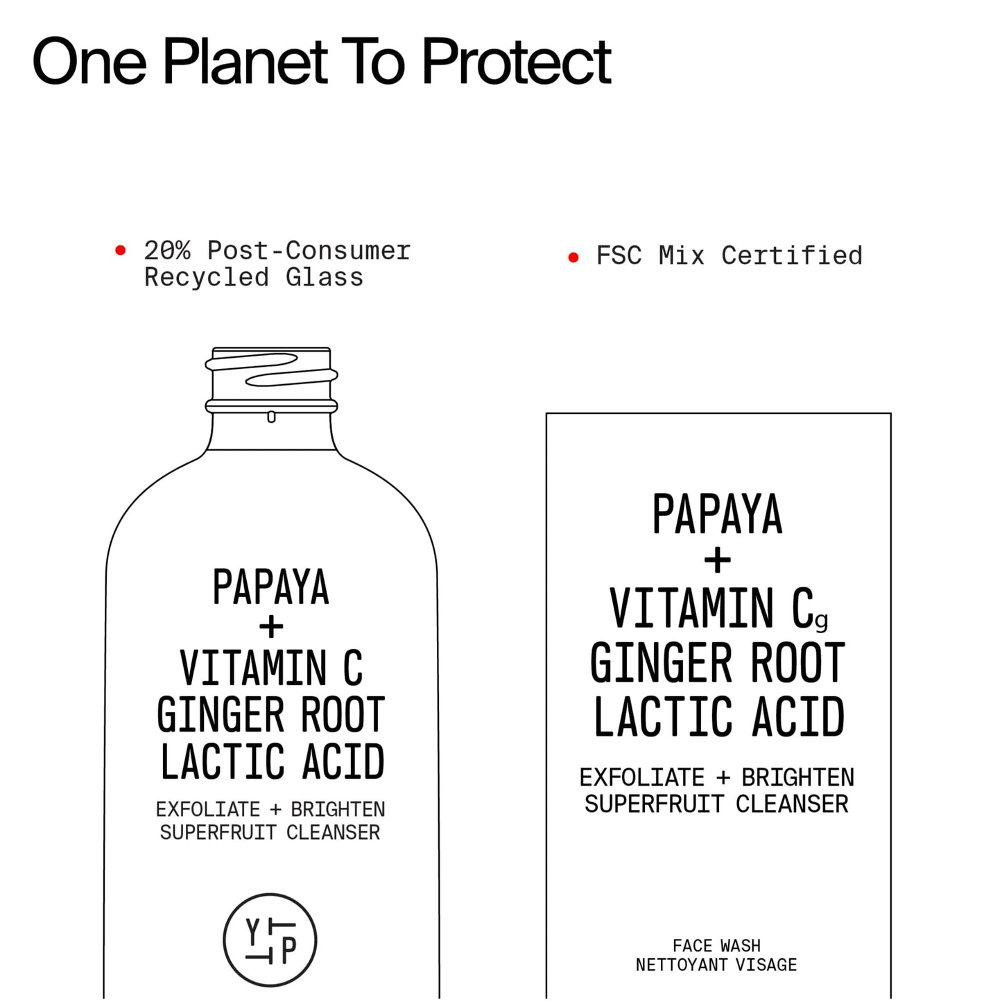 Youth To The People Superfruit Facial Cleanser - Papaya + Vitamin C Gentle Exfoliating Face Wash, Cellular Skin Renewal with AHA + BHA, Evens Skin Tone & Texture for Soft + Radiant Skin, Sulfate-free