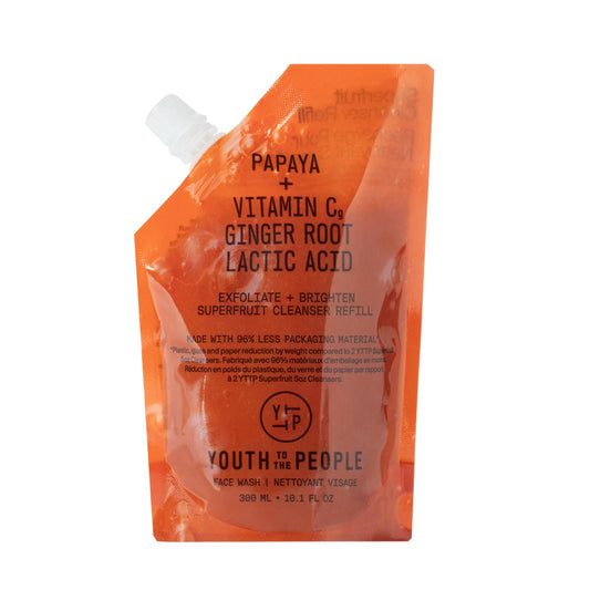 Youth To The People Superfruit Facial Cleanser - Papaya + Vitamin C Gentle Exfoliating Face Wash, Cellular Skin Renewal with AHA + BHA, Evens Skin Tone & Texture for Soft + Radiant Skin, Sulfate-free