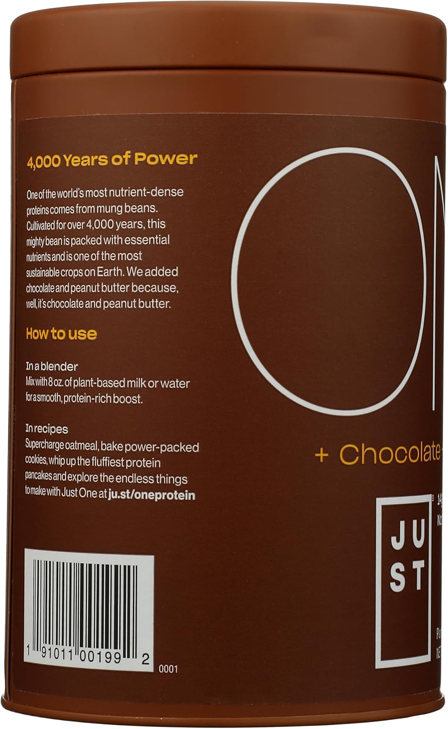 Eat Just Chocolate Peanut Butter Protein Powder, 12 OZ