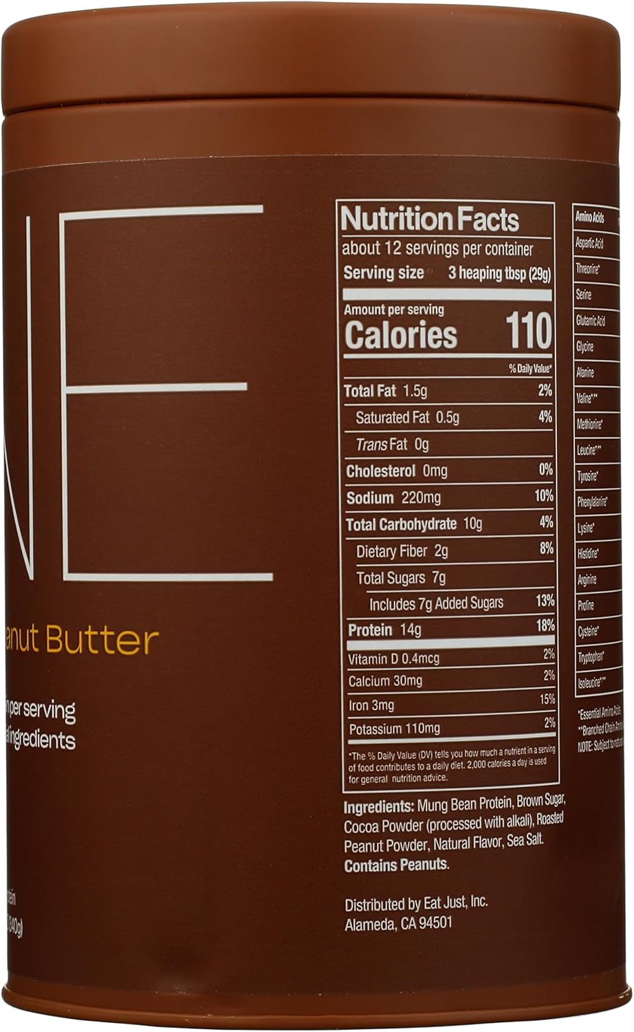 Eat Just Chocolate Peanut Butter Protein Powder, 12 OZ